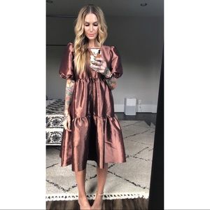 COPY - Ali Golden party dress copper xs/s